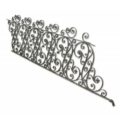 Customize iron stair armrest wrought iron fence