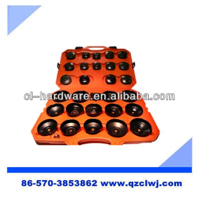 30pcs cap type oil filter wrench set